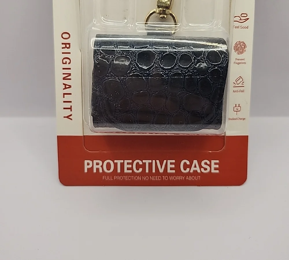 AirPods Pro Crocodile Pattern Case - Navy